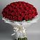 Букет 101 Красная роза Блэк Мэджик в Сасыколи