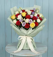 Букет цветов из:  Розы в Сасыколи