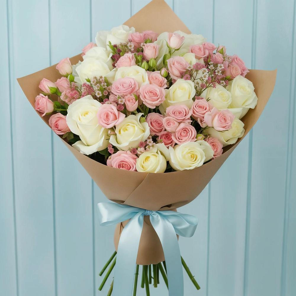 Букет цветов из: Розы в Сасыколи