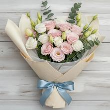 Букет цветов из:  Лизиантусы в Сасыколи