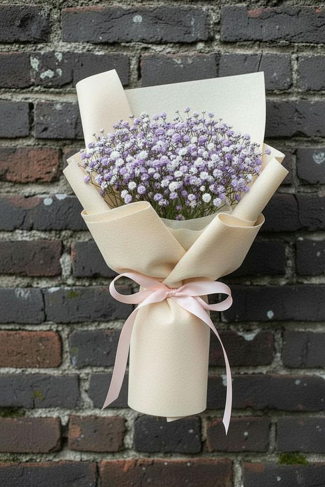 Букет цветов из: Гипсофила в Сасыколи