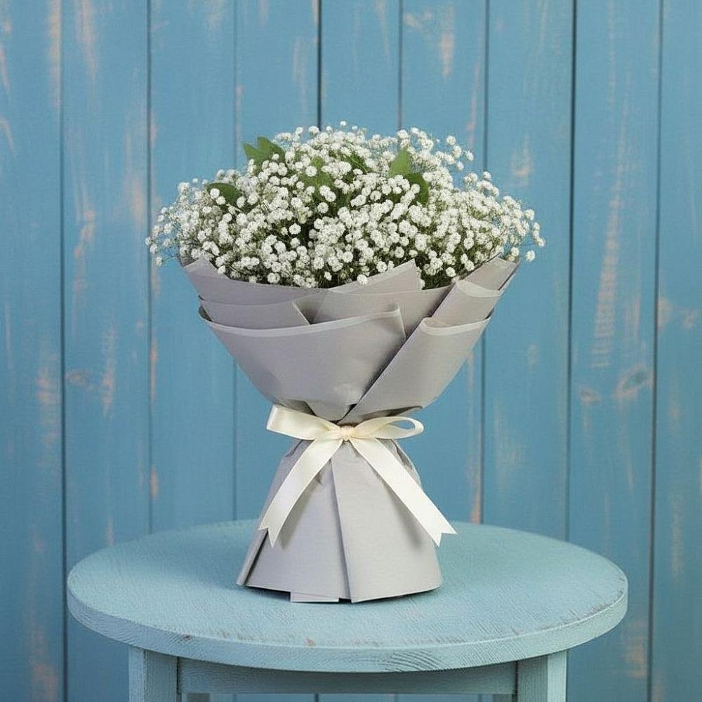 Букет цветов из: Гипсофила в Сасыколи