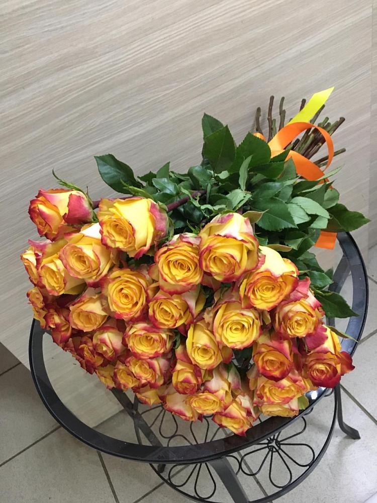 Букет Желтые розы в Сасыколи