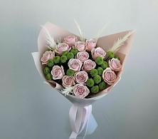 Букет цветов из:  Розы и Хризантемы в Сасыколи
