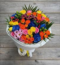 Букет цветов из:  Розы и Хризантемы #REPLACE_PRED# Сасыколи