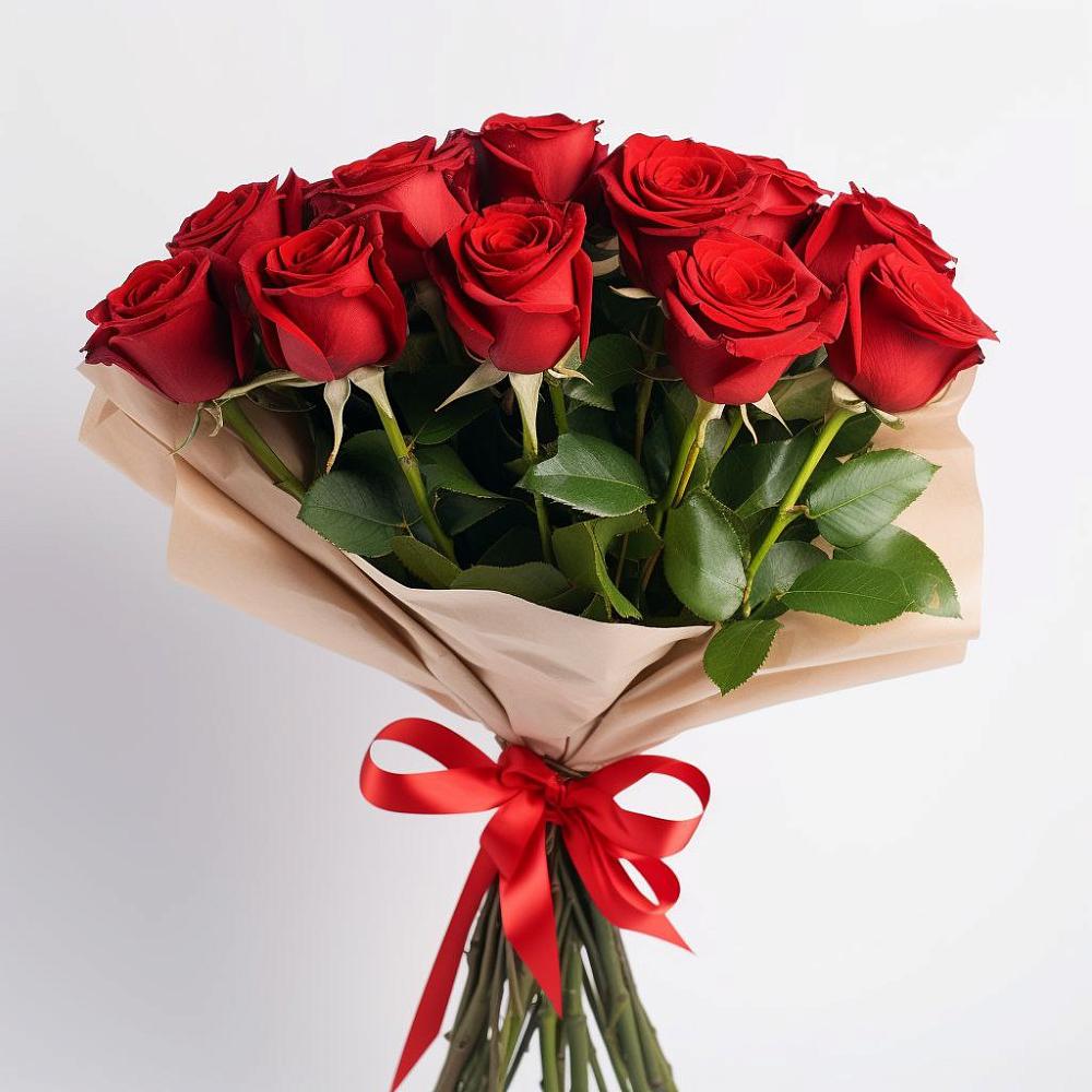 Букет 11 Красных роз Эдлесс Лав в Сасыколи