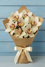 Букет цветов из:  Орхидеи и Розы в Сасыколи